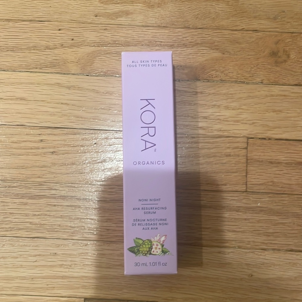 Nib kora organics NONI NIGHT AHA RESURFACING SERUM 30ml